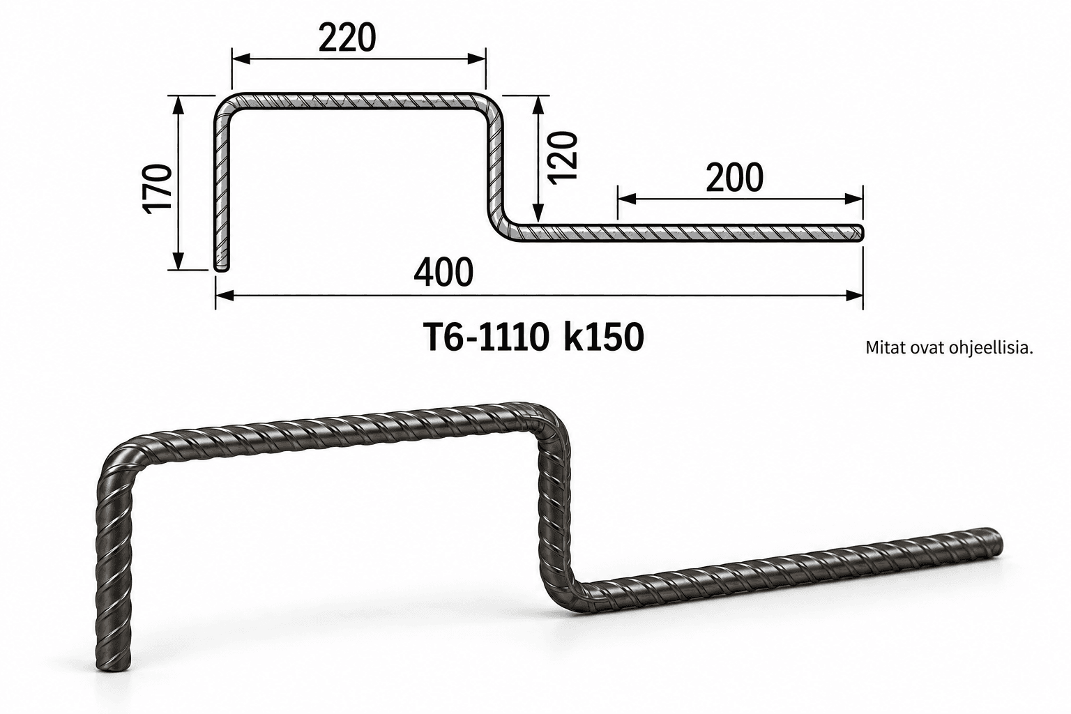 Hakateräs T6-1110 k150