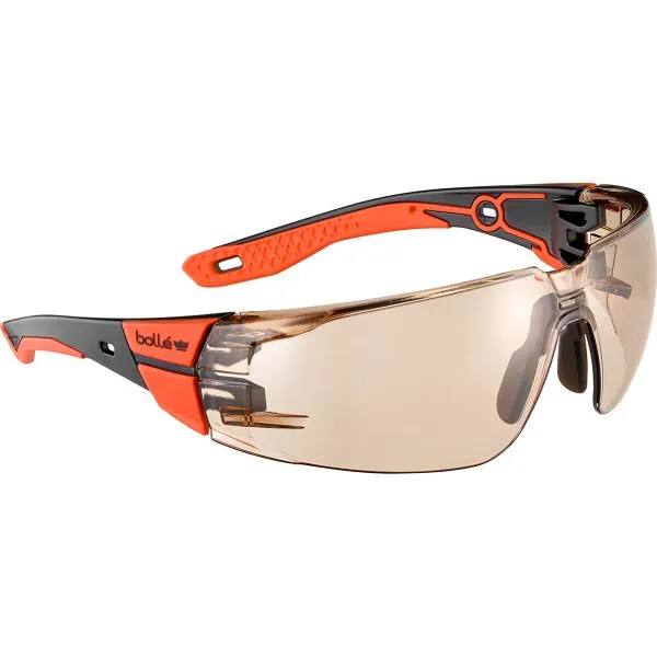 Rush+ 2.0 M/L suojalasit musta-pun.Copper 1