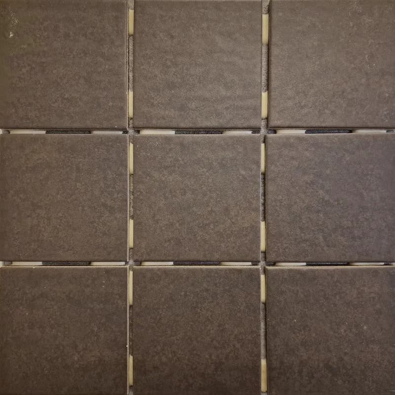 Fossano Brown 10x10 cm dot lattialaatta 1