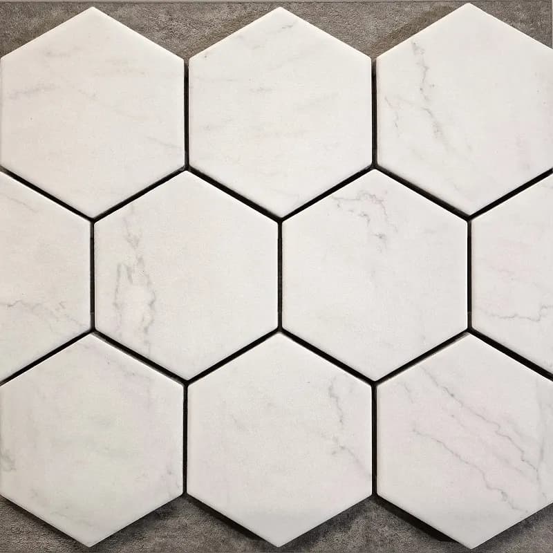 Toya Marble White HEX 10x11,6 cm irtolaatta 2