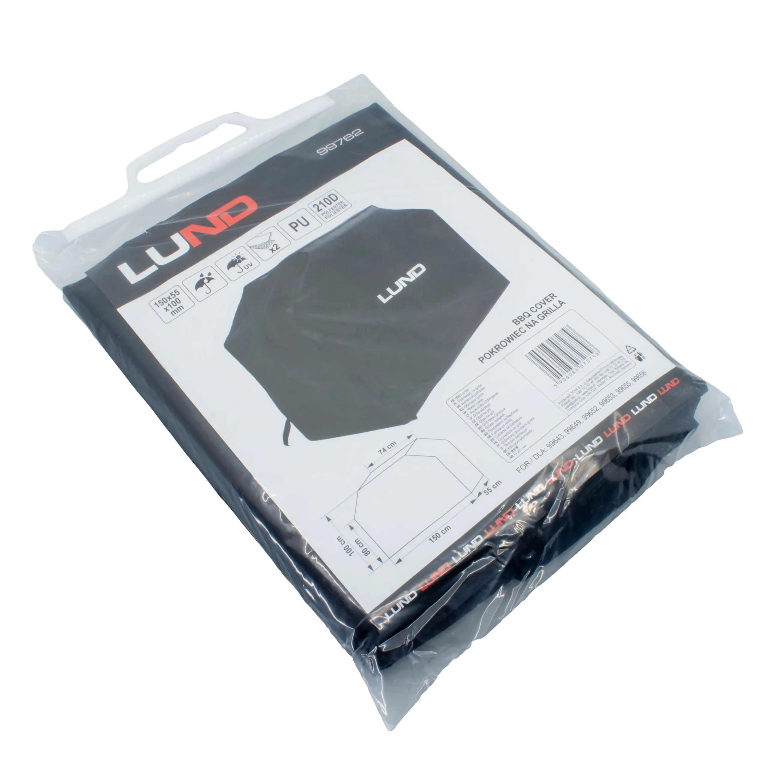 Lund Grillin suojapeite 150 x 55 x 100 cm 3