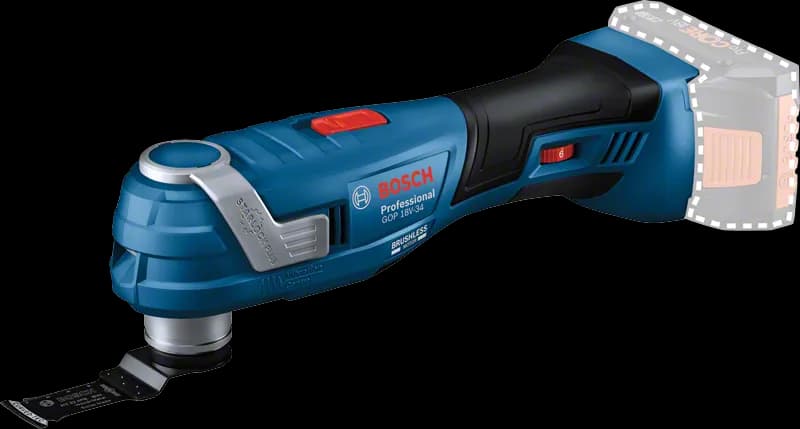 Akkumonitoimityökalu Bosch GOP 18V-34 Starlock Solo L-Boxx 1