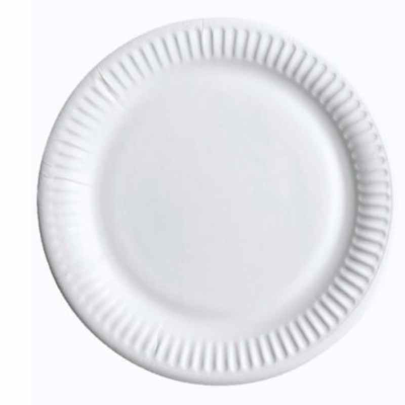 Kertakäyttölautanen 23cm matala 100kpl/pakkaus 1