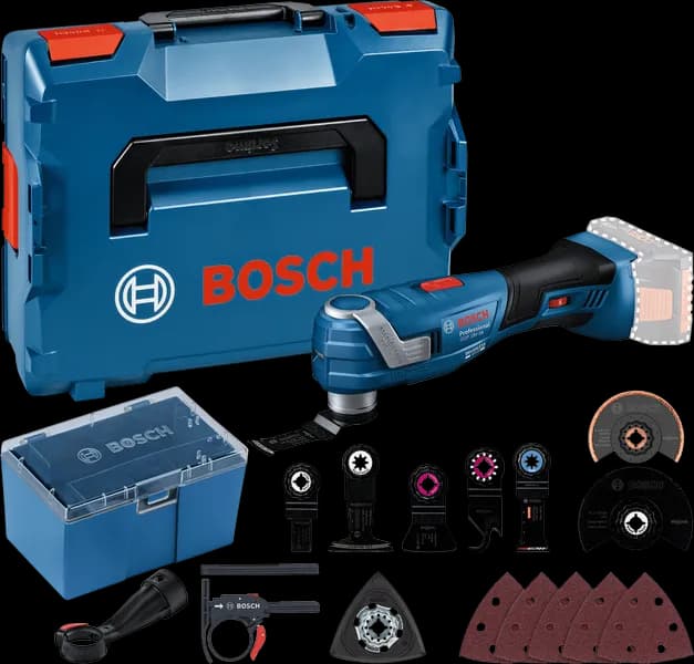 Akkumonitoimityökalu Bosch GOP 18V-34 Starlock Solo L-Boxx Kit 1