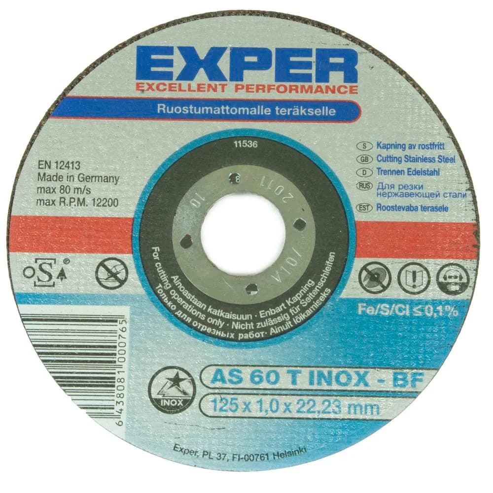 Exper Katkaisulaikka ruostumattomalle teräkselle 1