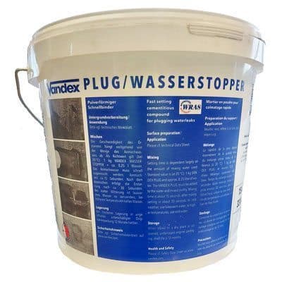 Vandex PLUG -sementtipohjainen pikatulppa 15kg 1