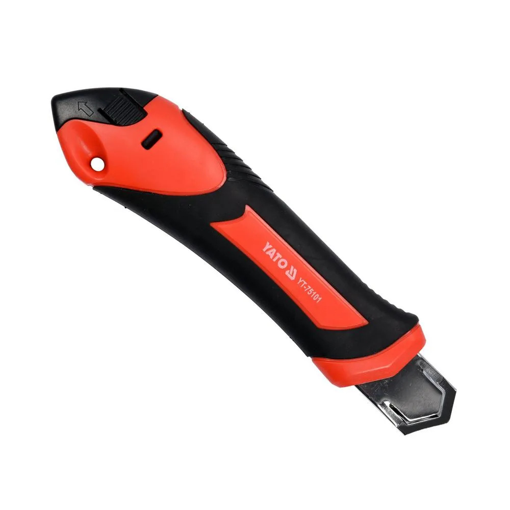 Yato Katkoteräveitsi 25 mm, liukulukko, vahvistettu terä