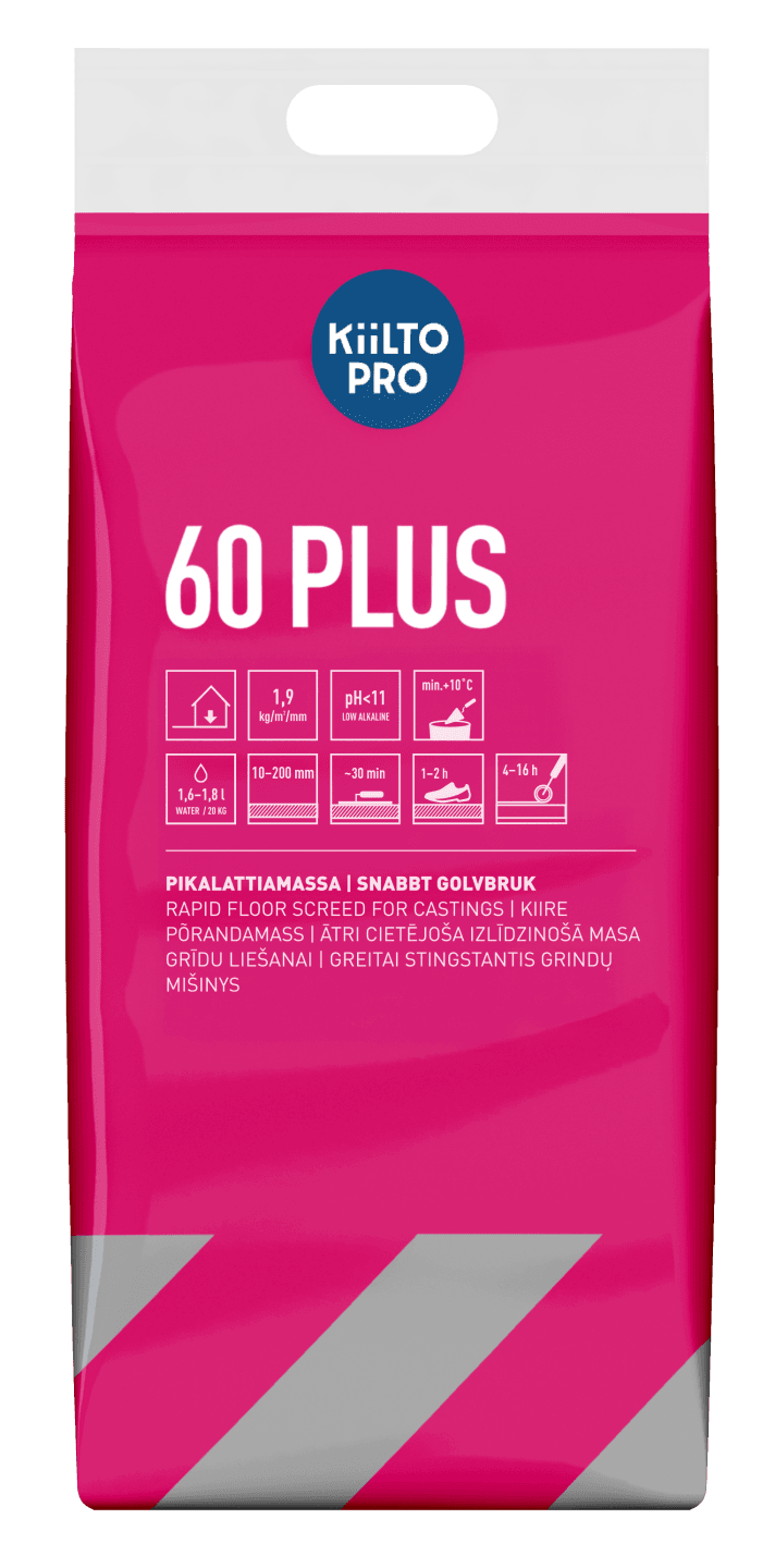 PIKALATTIAMASSA KIILTO 60 PLUS 20KG 1