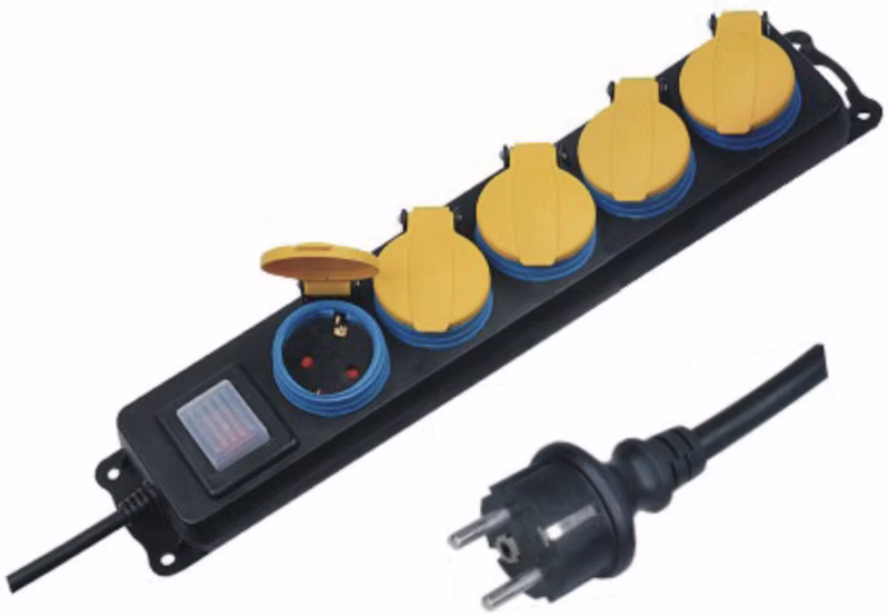 ULKOJATKOJOHTO OPAL 5-OS 3m 3x1,5 IP44 H05RR