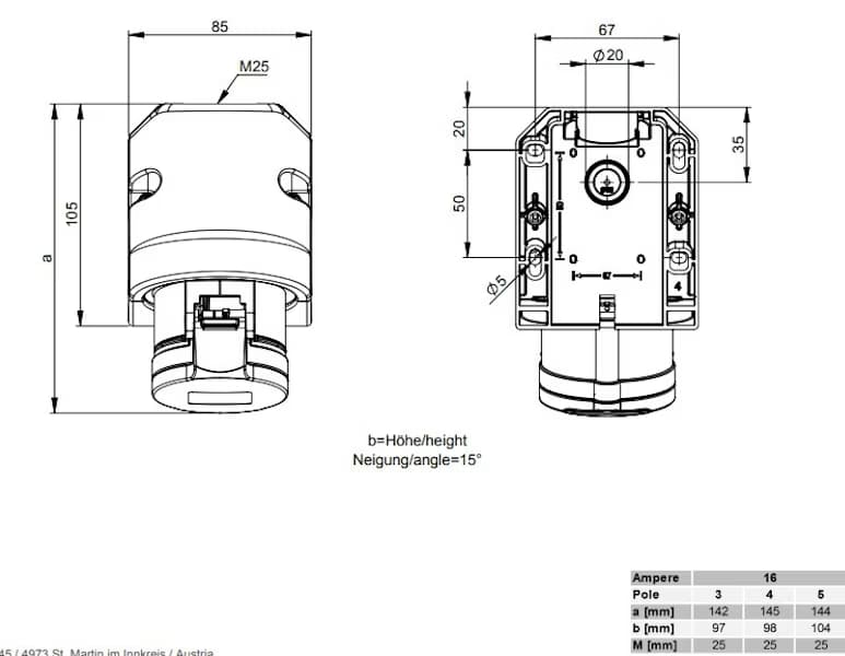 VOIMAPISTORASIA ONNLINE OBPR 16A 5-NAP 6H 400V IP44