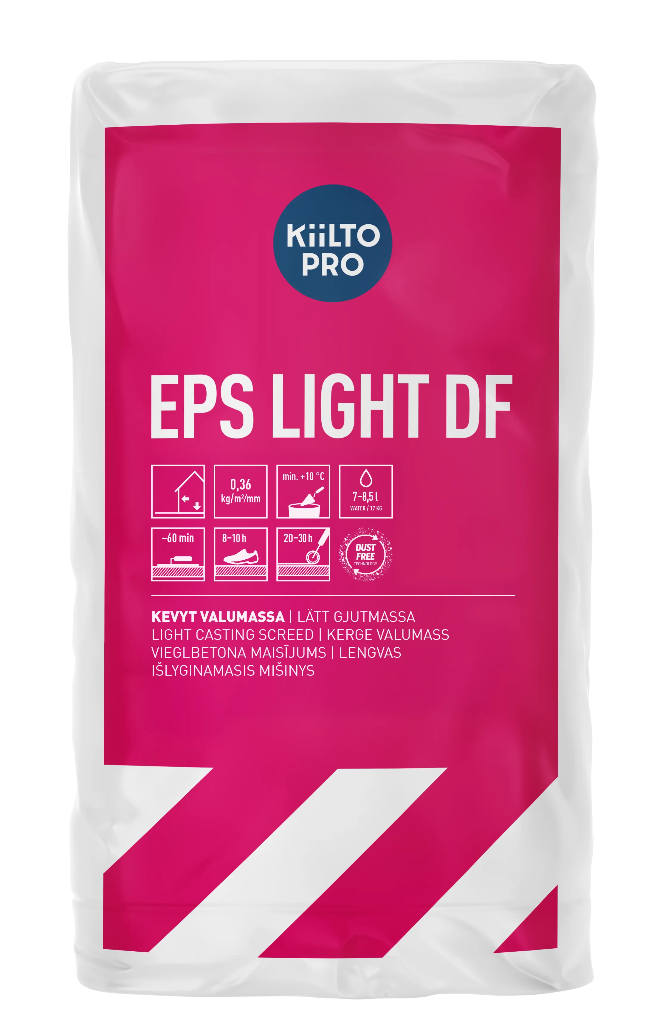 Kiilto EPS Light DF kevyt valumassa 17 kg / 50 l 1
