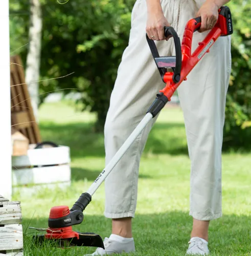 Yato Akkutrimmeri 18V 2-in-1 kovapala- ja siimaleikkuri runko 5