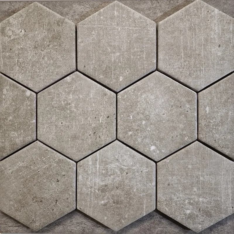 Molna Gris HEX 10x11,6 cm irtolaatta