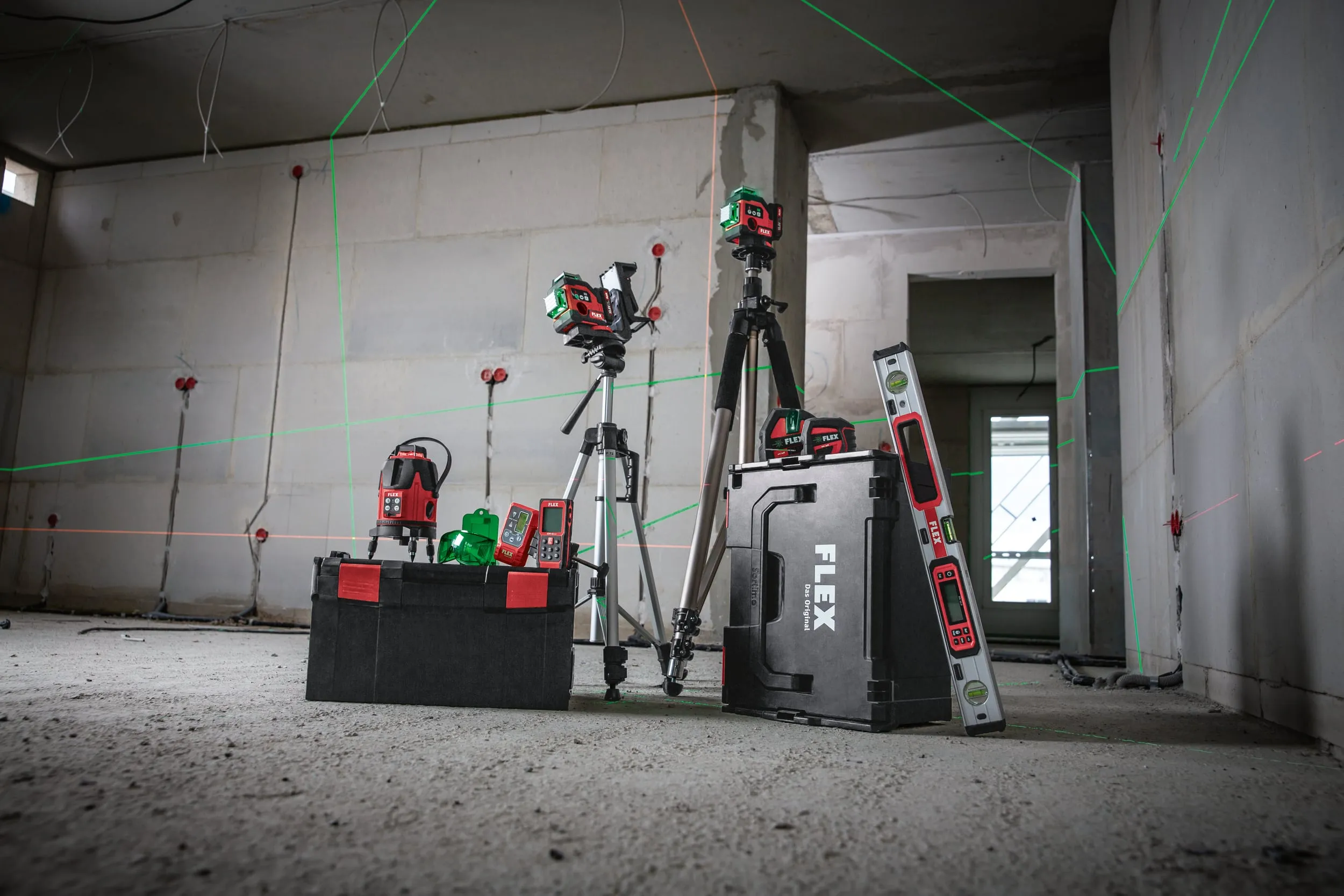 ALC 3/1-G ristilinjalaser 20m/5m vihreä 4