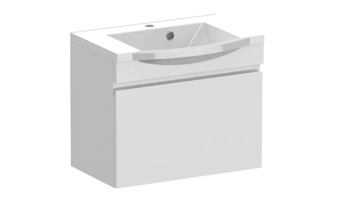 Allaskaappi Polaria Laval 600 valkoinen 1