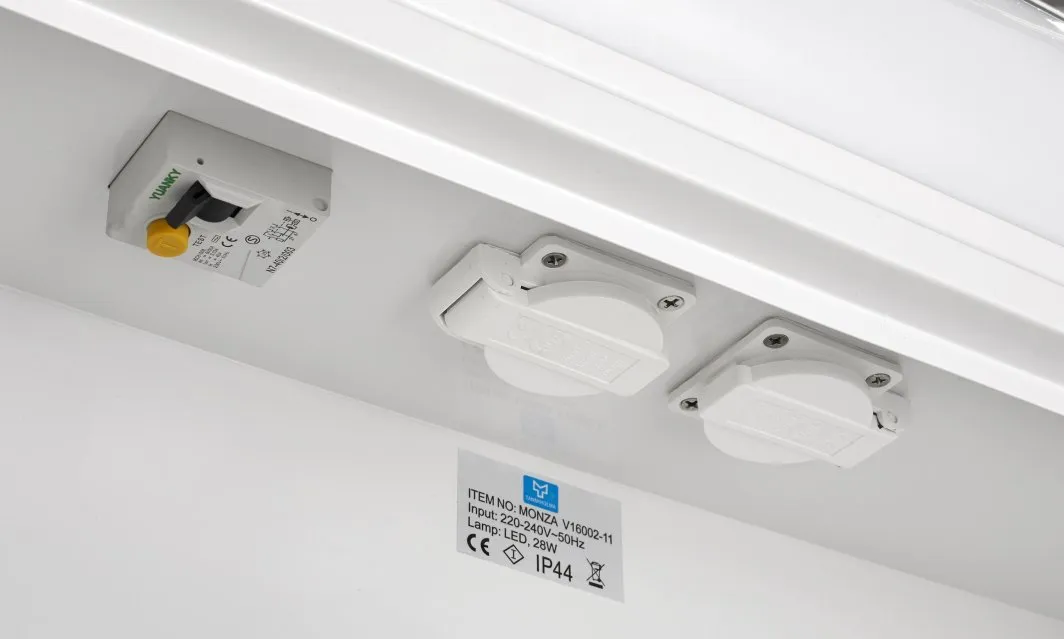 Peilikaappi Monza vikavirtasuojakytkimellä, 28 W LED, 60 x 62 cm 2