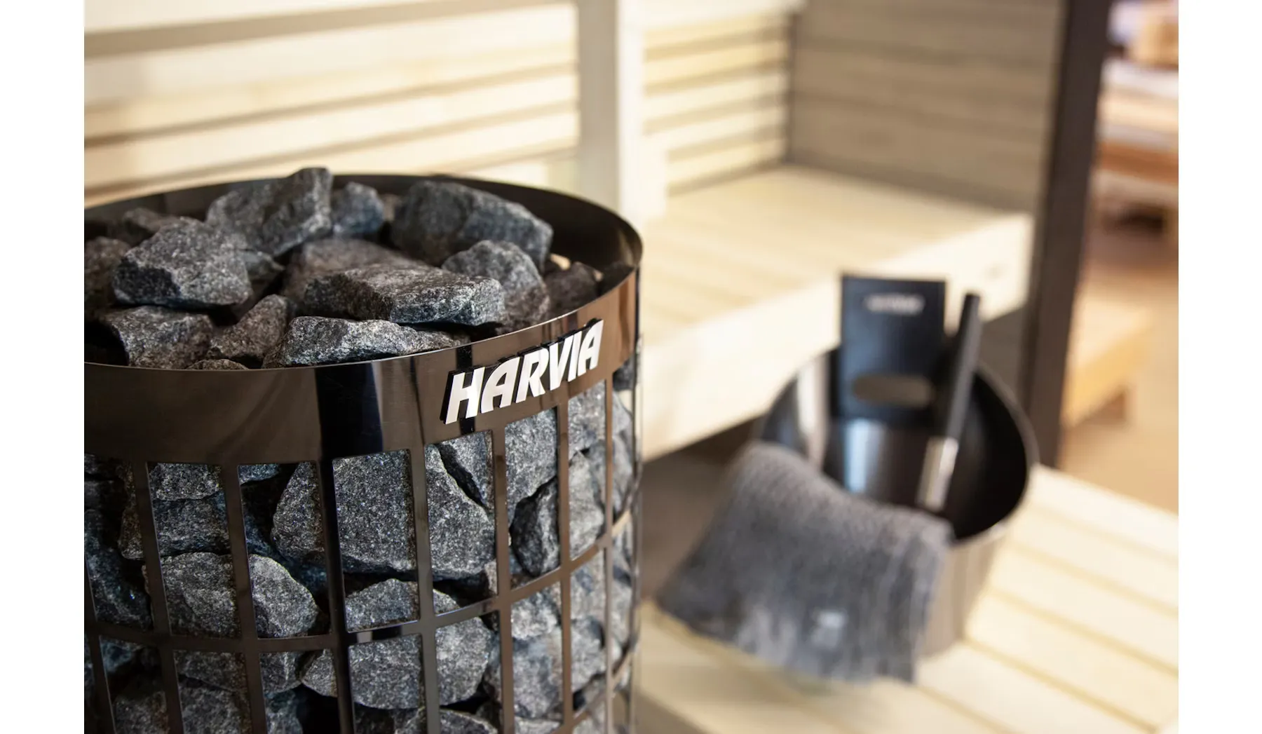 Sähkökiuas Harvia Cilindro XE 9,0kW Black Steel PC90XE 3