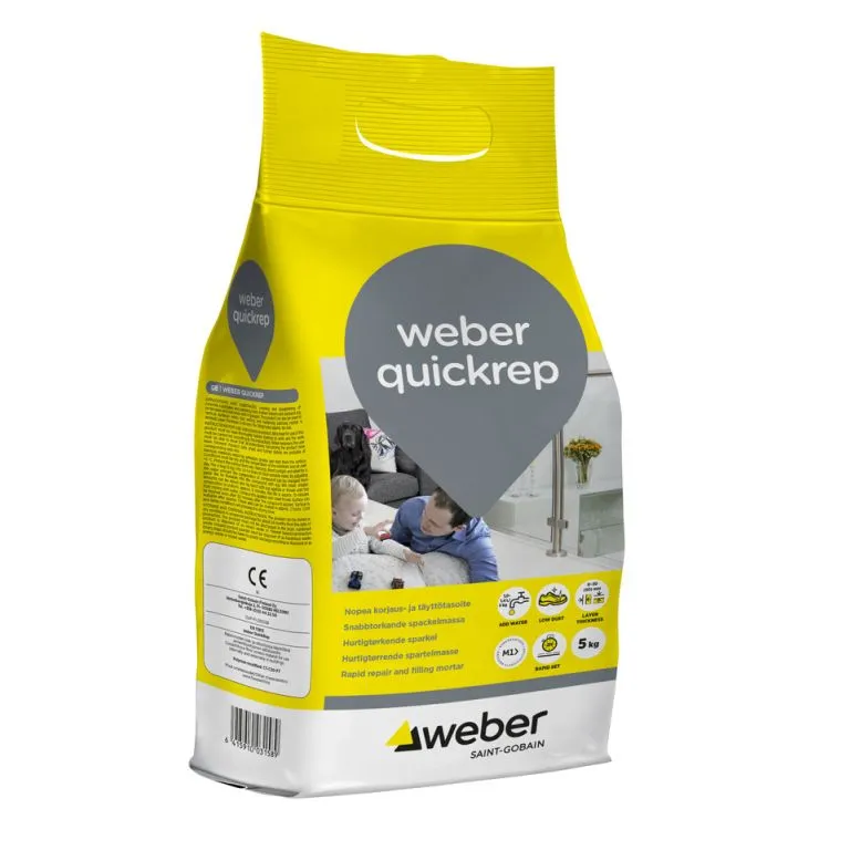 weber quickrep Nopea korjaus- ja täyttötasoite 5 kg 1